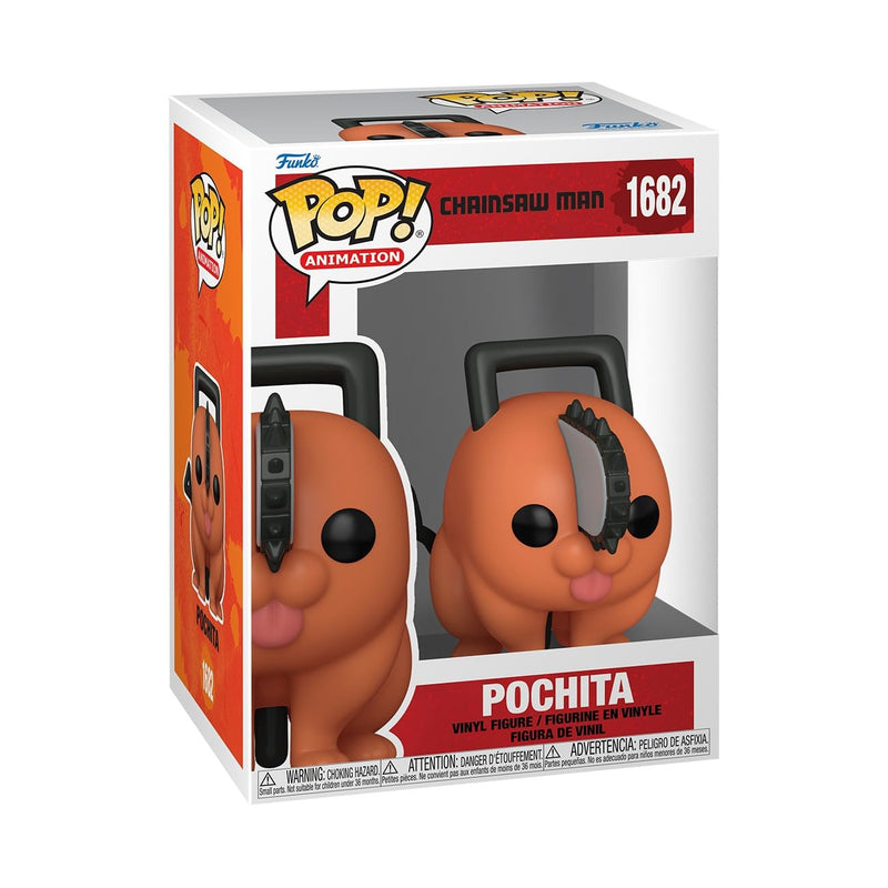 Funko POP! Animation: CSM - Pochita - Chainsaw Man - Verzamelbaar Vinyl Figuur - Cadeau Idee - Officiële Merchandise -Anime Fans - Model Figuur voor Verzamelaars en Display