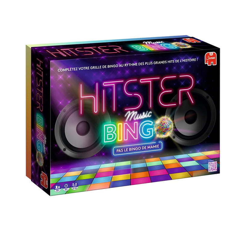 Hitster Bingo - Bordspel - Stemmingsspel - Muziekbordspel - Volwassenen - Herontdek 100 jaar muzikale hits - om met familie en vrienden te spelen - 2 tot 10 spelers - vanaf 16 jaar