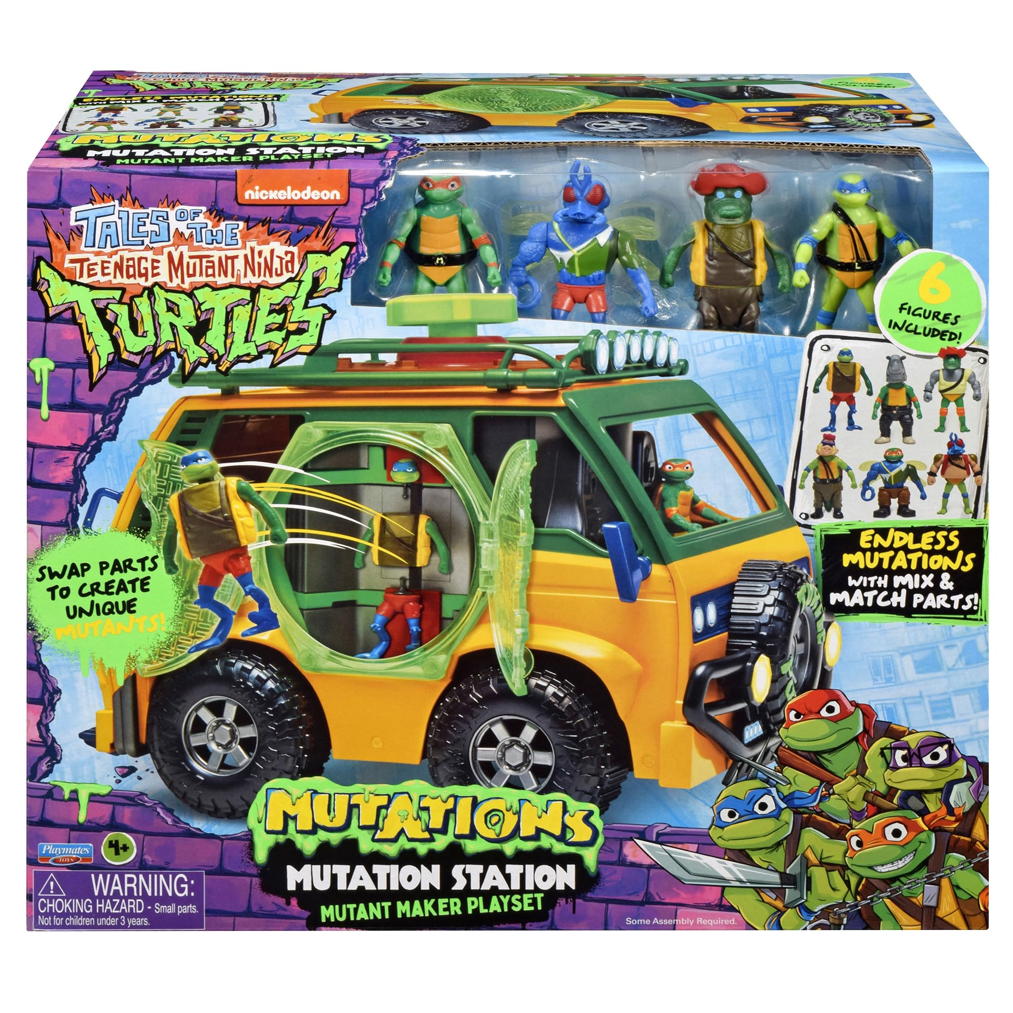 Tales of Teenage Mutant Ninja Turtles Mutation Station. Mutant Maker Playset. Create countless combinations of the iconic TMNT team with the push of a button!