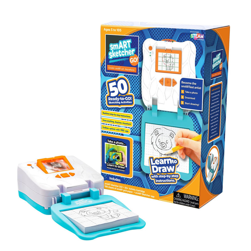 Flycatcher SSG204 Smart Sketcher GO Portable Creative STEAM Toy with Bluetooth, Multicolour