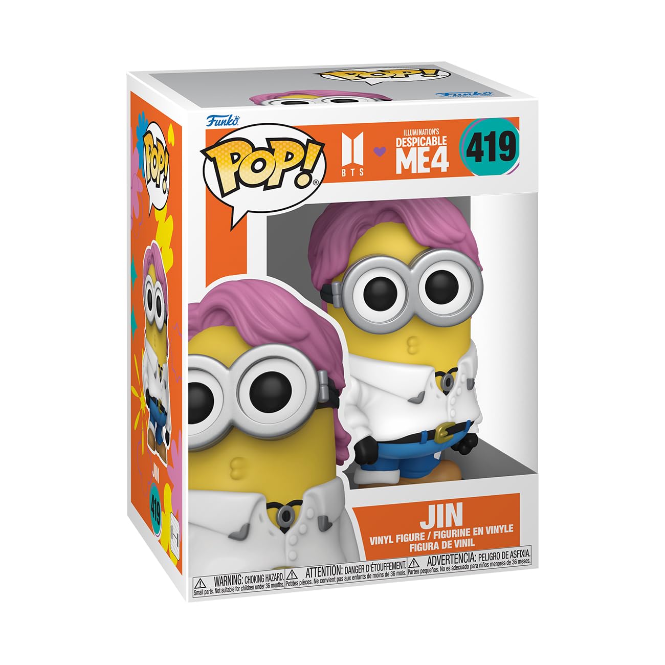 Funko Pop! Rocks: Minions x BTS - Jin