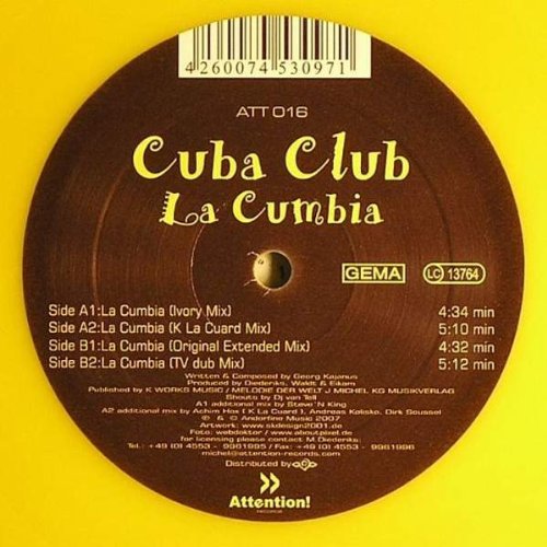 Cuba Club - La Cumbia - Attention! Music Recordings - ATT 016