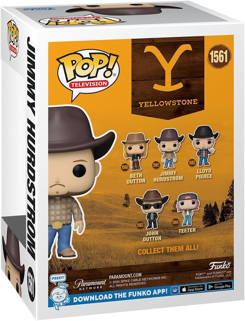 Funko Pop! TV: Yellowstone – Jimmy Hurdstorm - Collectable Vinyl Figure - Gift Idea - Official Merchandise - Toys for Kids & Adults - TV Fans - Model Figure for Collectors and Display