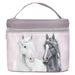 Depesche 13189 Miss Melody Fantasy Horse Lilac Flower Cosmetic Case with Carry Handle and Mesh Bag, Multi-Colour