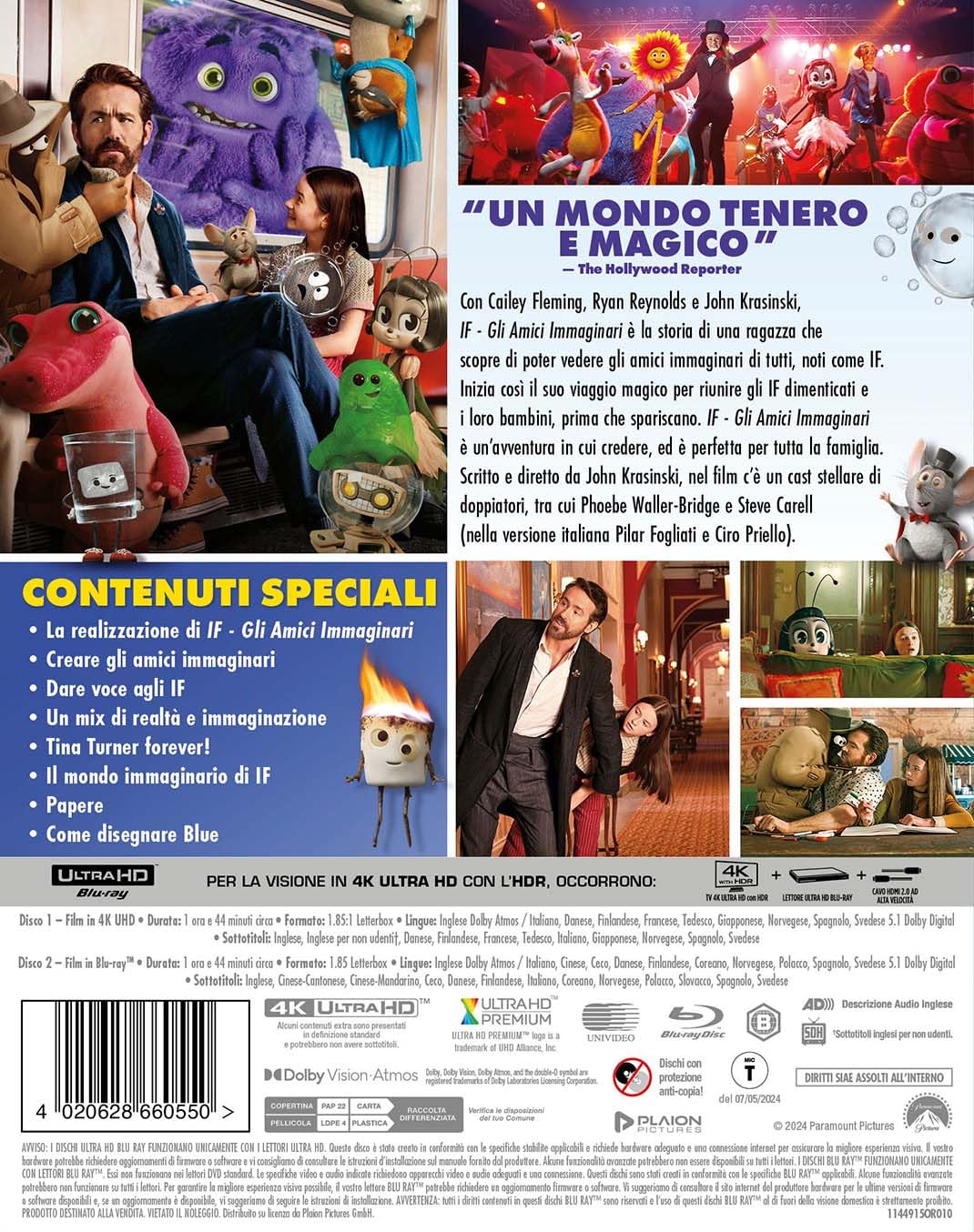 IF - Gli Amici Immaginari (4K UHD + Blu-ray