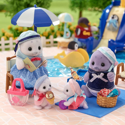 Sylvanian Families - 5759 Robben Familie, Tierfigur, detailreiches Spielzeug für Kinder ab 3 Jahren