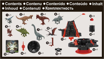 EPOCH Games - 7509 Jurassic World Shaky Volcano - Action Game