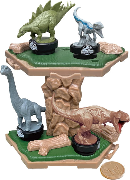 EPOCH Games, Jurassic World – Balancing Game Erdbeben, 7511, Dinosaurier Spielzeug, Brettspiel für Kinder ab 4 Jahren