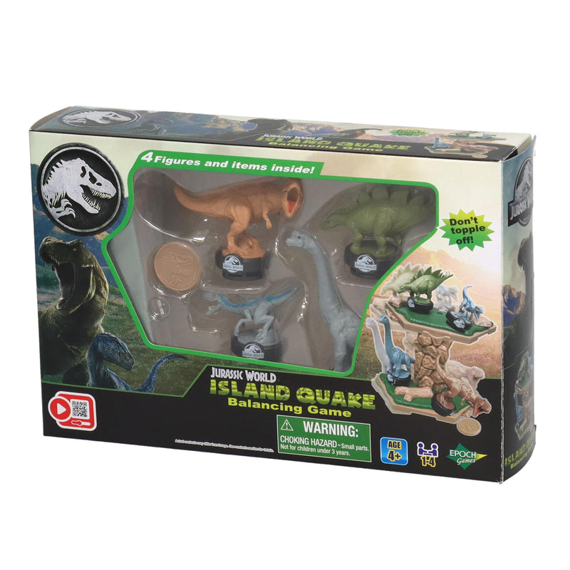 EPOCH Games, Jurassic World – Balancing Game Erdbeben, 7511, Dinosaurier Spielzeug, Brettspiel für Kinder ab 4 Jahren