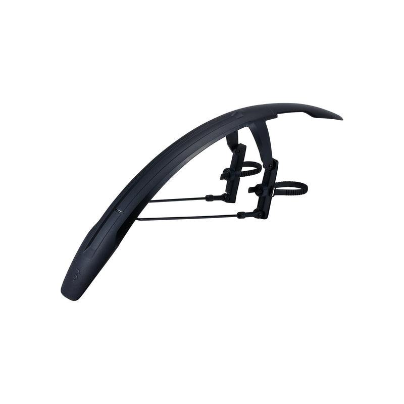 BBB Cycling DiscGuard Fender Set | Mud Guards For Mountain Bike With Disc Brakes | Fully Adjustable In Angle, Height and Length | Tool-free Mounting System | BFD-65S