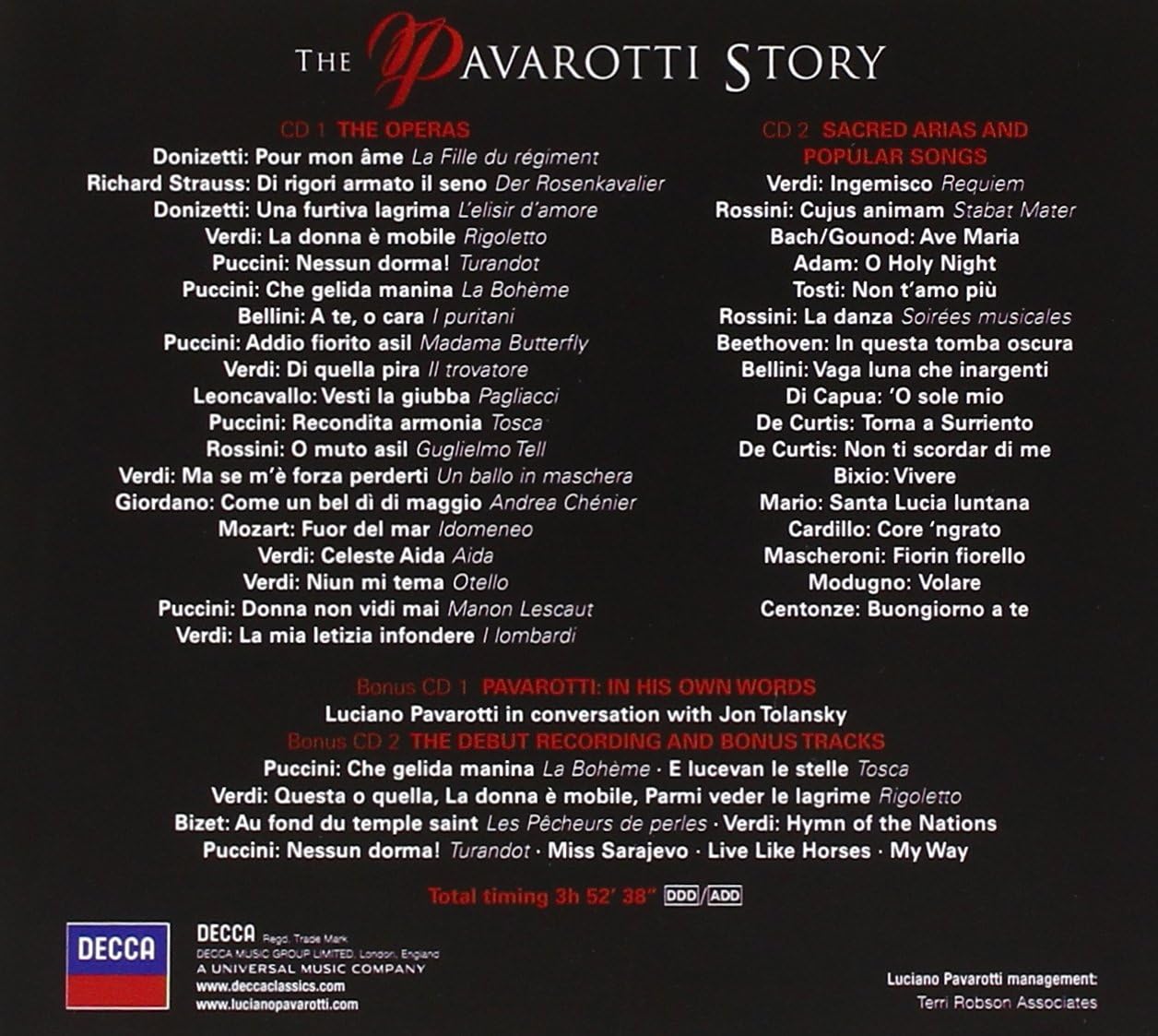 The Pavarotti Story