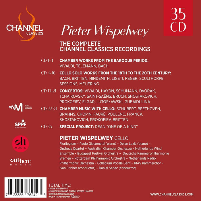 Pieter Wispelwey: The Complete Channel Classics Recordings