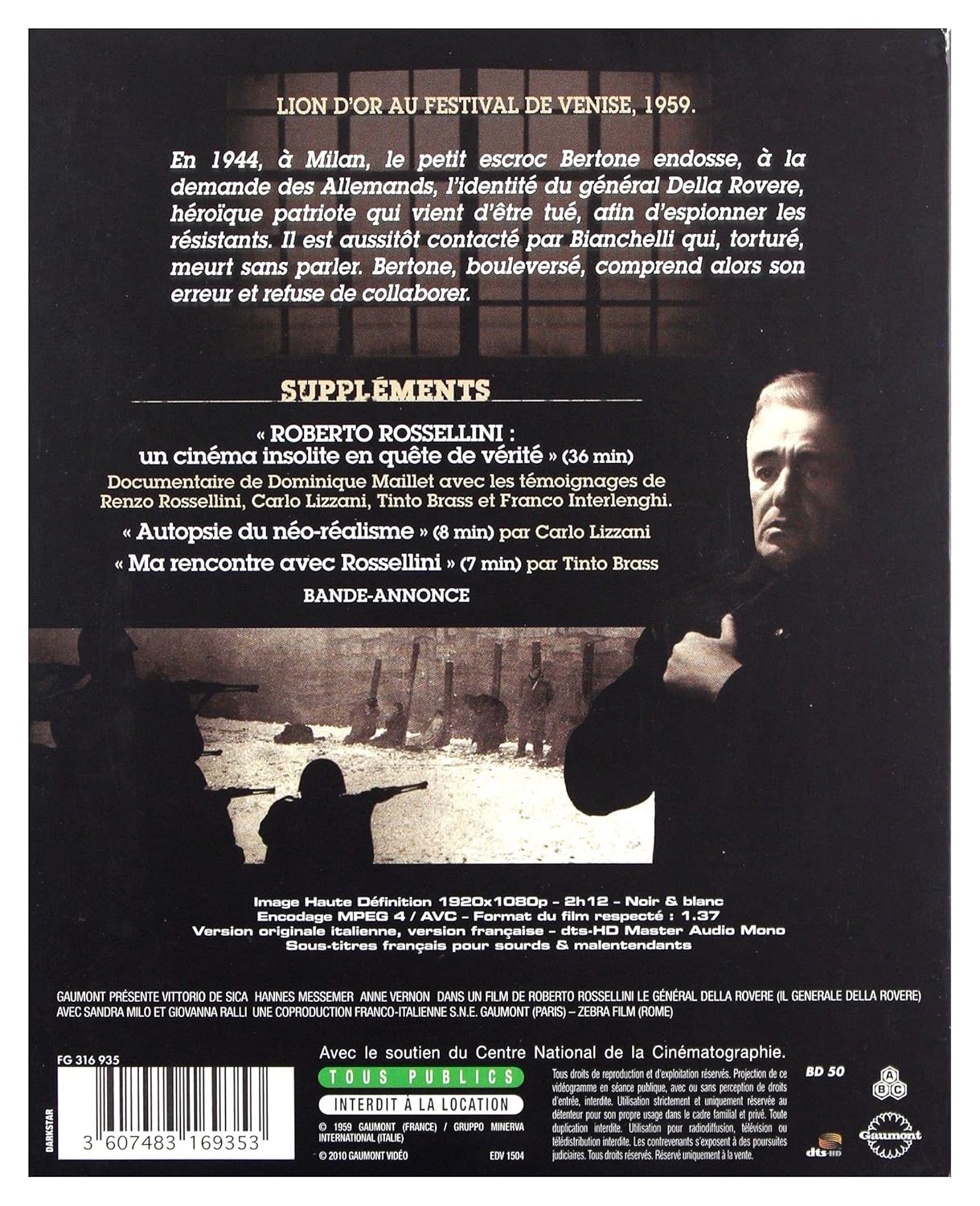 Le General De La Rovere/Blu-Ray