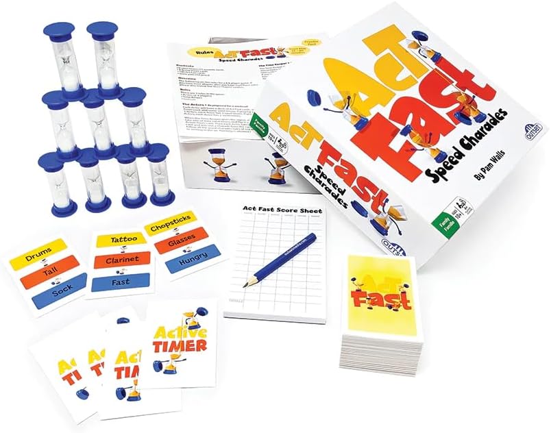 Act Fast - Speed Charades - Great for Family Game Night - for Ages 10 and up by Outset