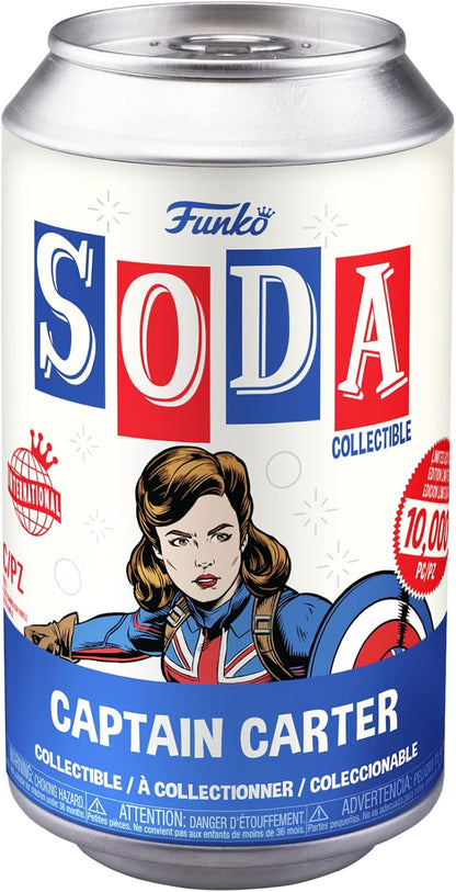 Funko Vinyl SODA: Agent Carter - Captain Carter - Marvel What If - Collectable Vinyl Figure - Gift Idea - Official Merchandise - Toys for Kids & Adults - TV Fans - Model Figure for Collectors