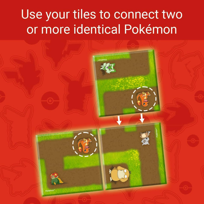 Ravensburger 22579 Pokemon Gifts-Labyrinth Connect Family Card Games for Adults and Kids Age 7 Years Up-2 to 6 Players-2024, Multicolour, One Size