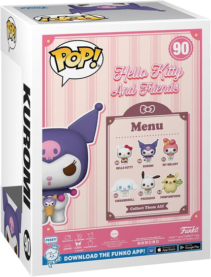 Funko Pop! Sanrio: HK - Kuromi - Hello Kitty - Collectable Vinyl Figure - Gift Idea - Official Merchandise - Toys for Kids & Adults - Cartoons Fans - Model Figure for Collectors and Display