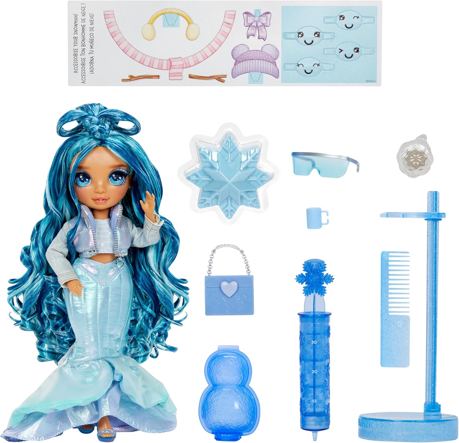 RAINBOW HIGH Winter Wonderland Doll- Blue