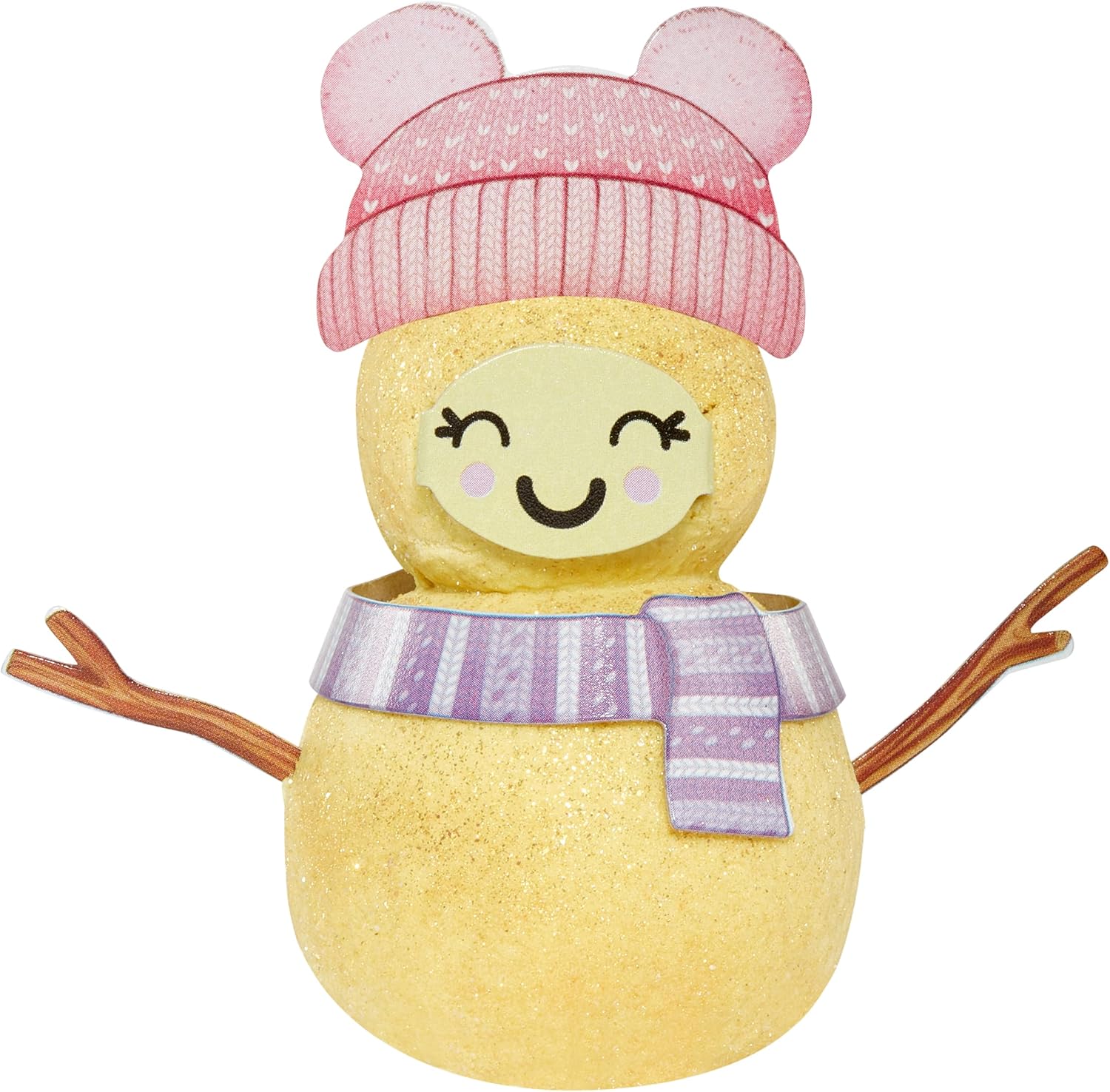 Rainbow High Winter Wonderland - Sunny (Gelb) - 28 cm Modepuppe, mit Verstecktem Magischem Schnee, der Sich mit Wasser Aufbauscht, mit Schneemann-Set, Geeignet für Kinder von 4-12 Jahre und Sammler