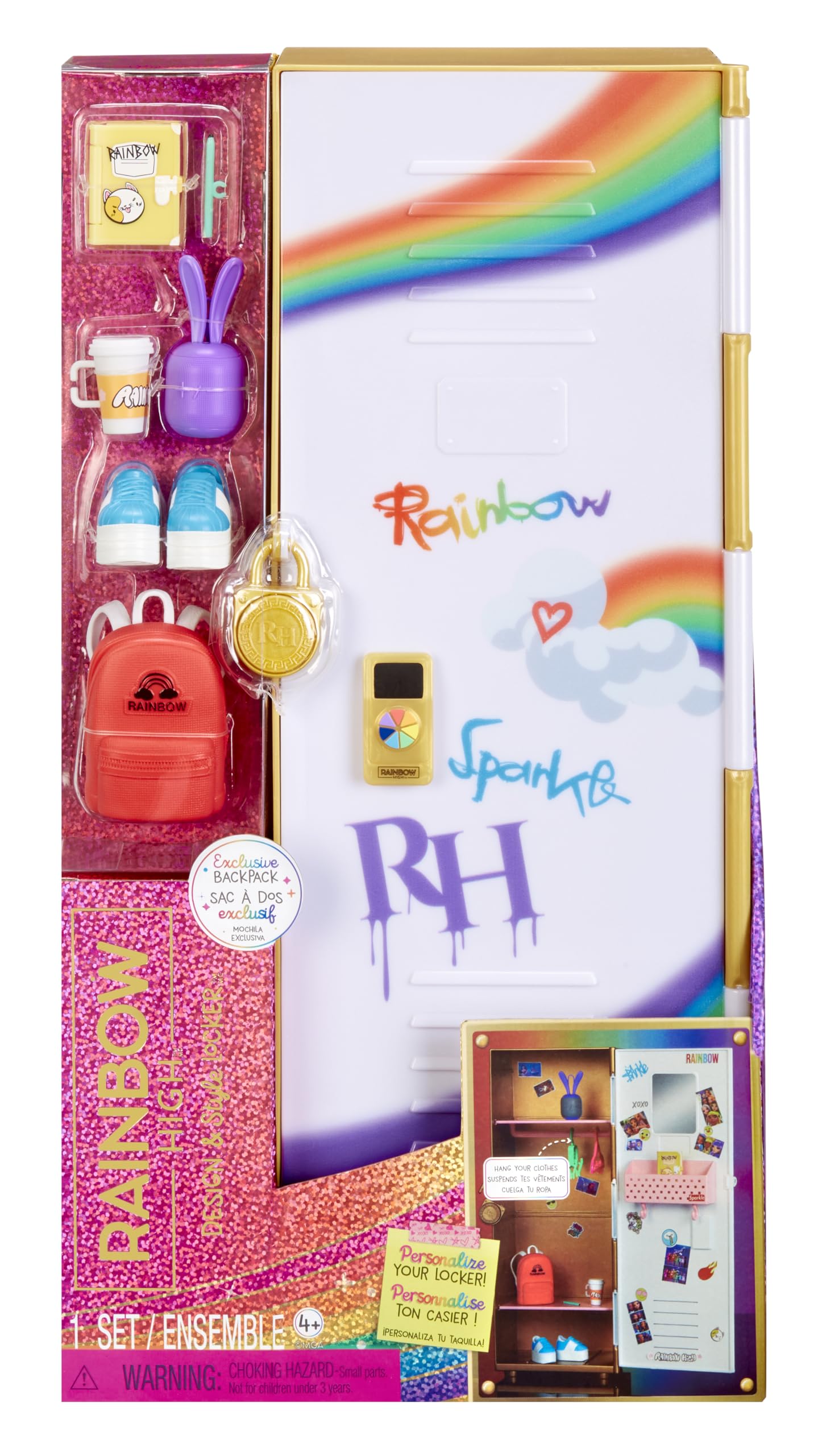Mga Rainbow High: Design & Style -  Locker Playset (507420)