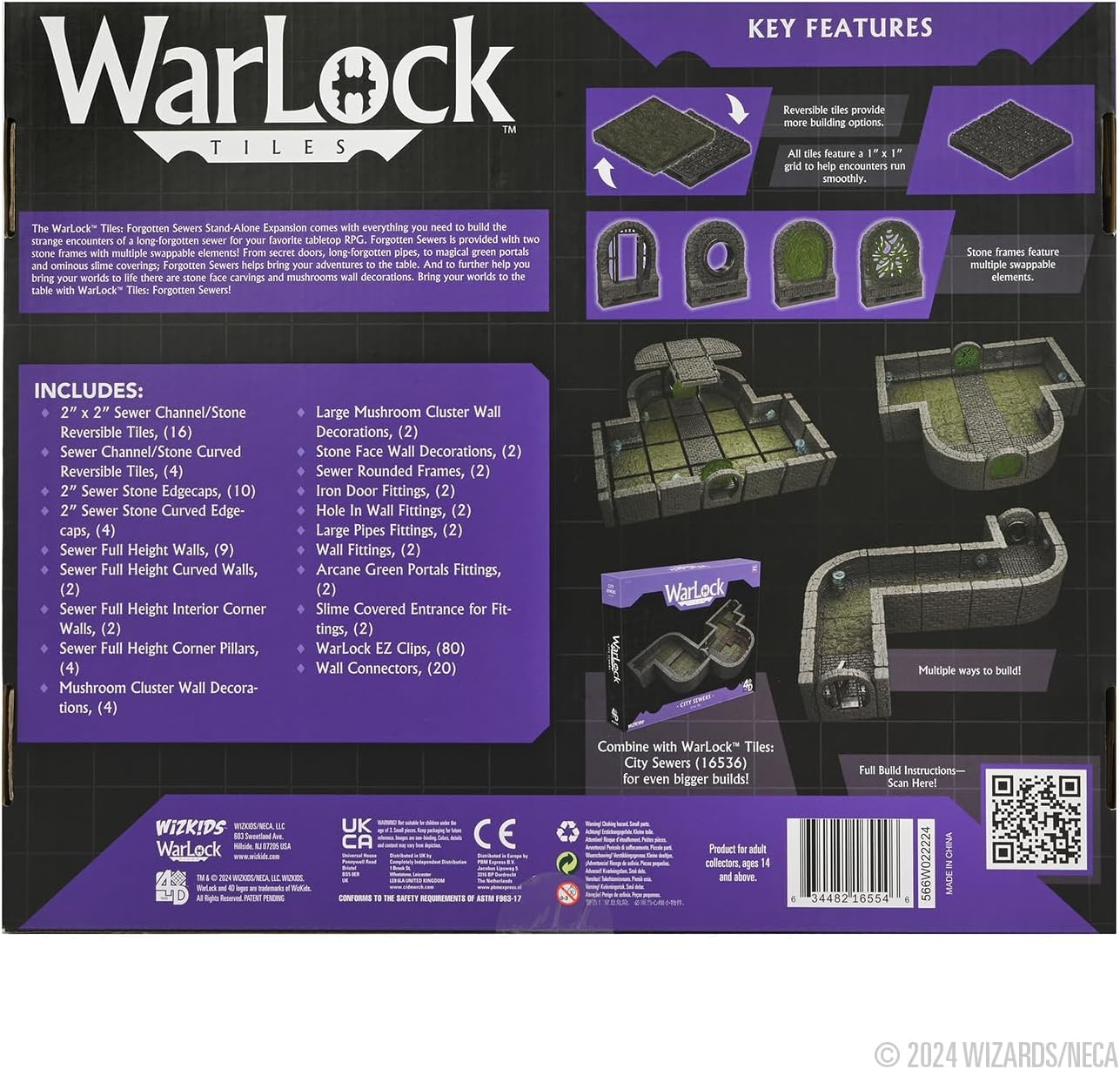 WarLock Tiles Core Set: Forgotten Sewers