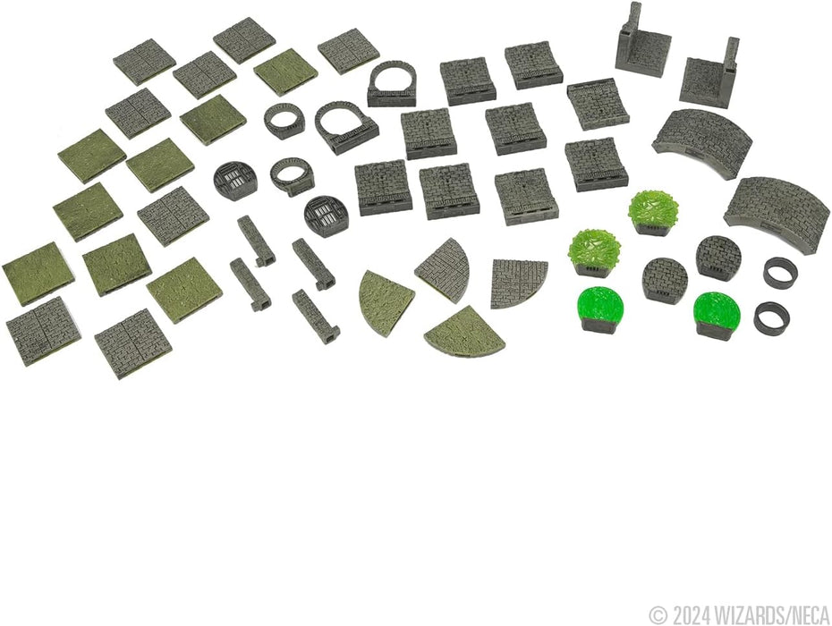WizKids Warlock Tiles: Forgotten Sewers Core Set | RPG Terrain | Modular Building