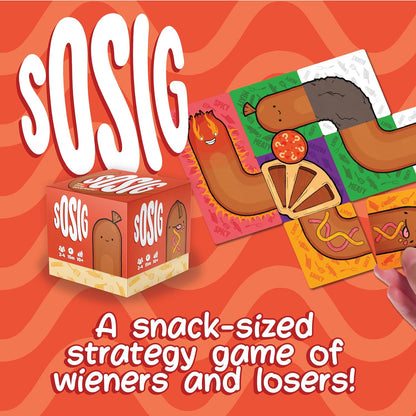 Joking Hazard Sosig Card Game - 120+ Family-Friendly Cards for Kids & Adults, Build the Tastiest Sosig with Fun & Strategy, Includes Mystery Meat Sabotage Cards & Goal Cards