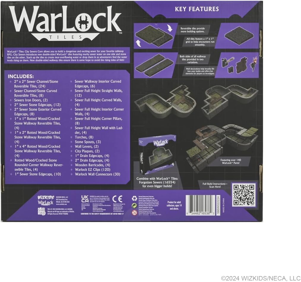 WarLock Tiles Core Set: City Sewers