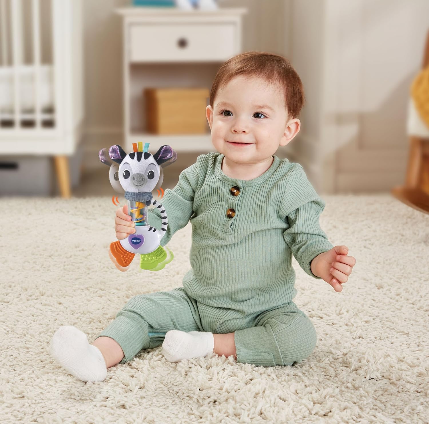 VTech 80-567223 Tierfreunde Rassel-Zebra