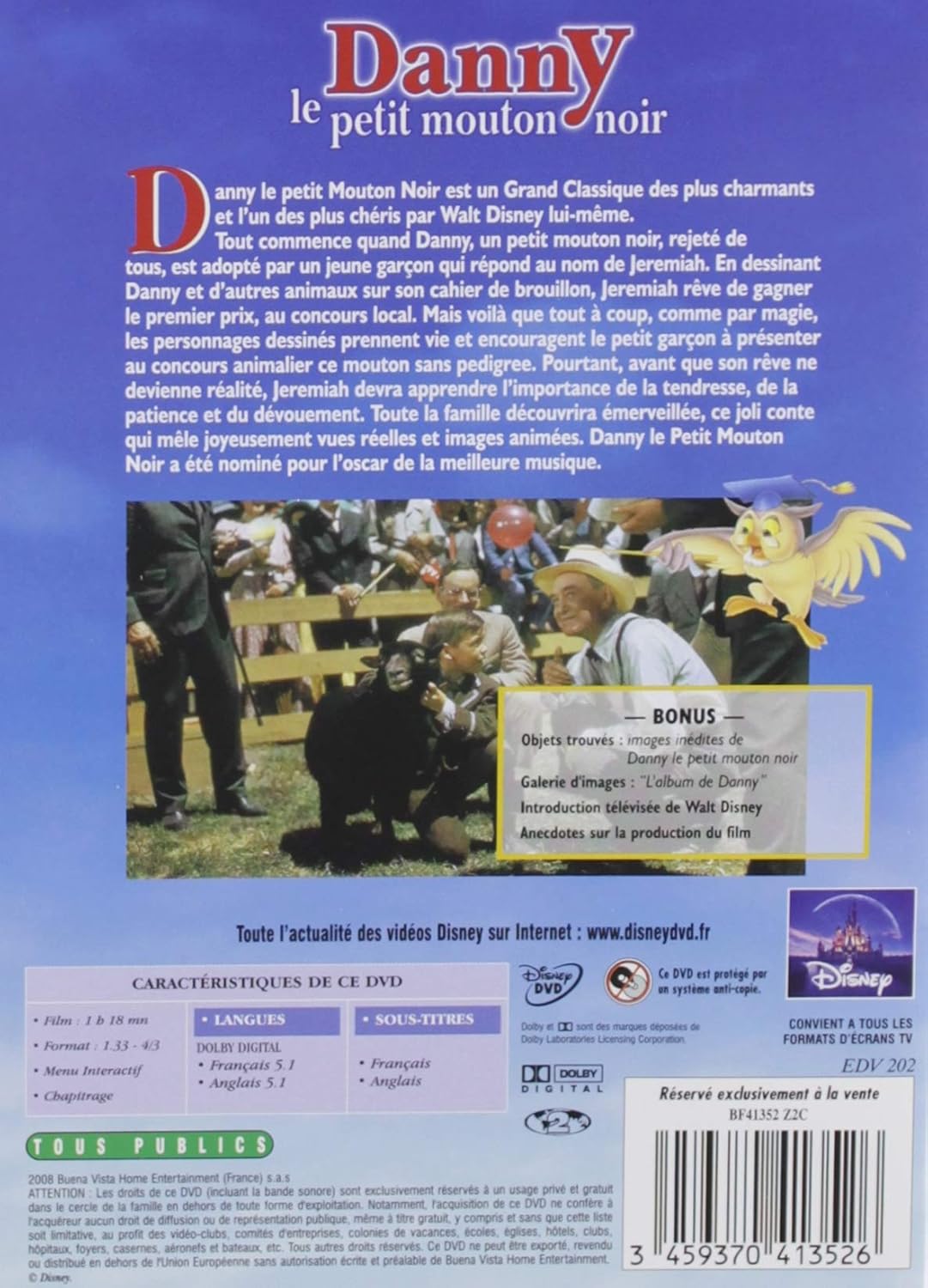 Danny le petit mouton noir