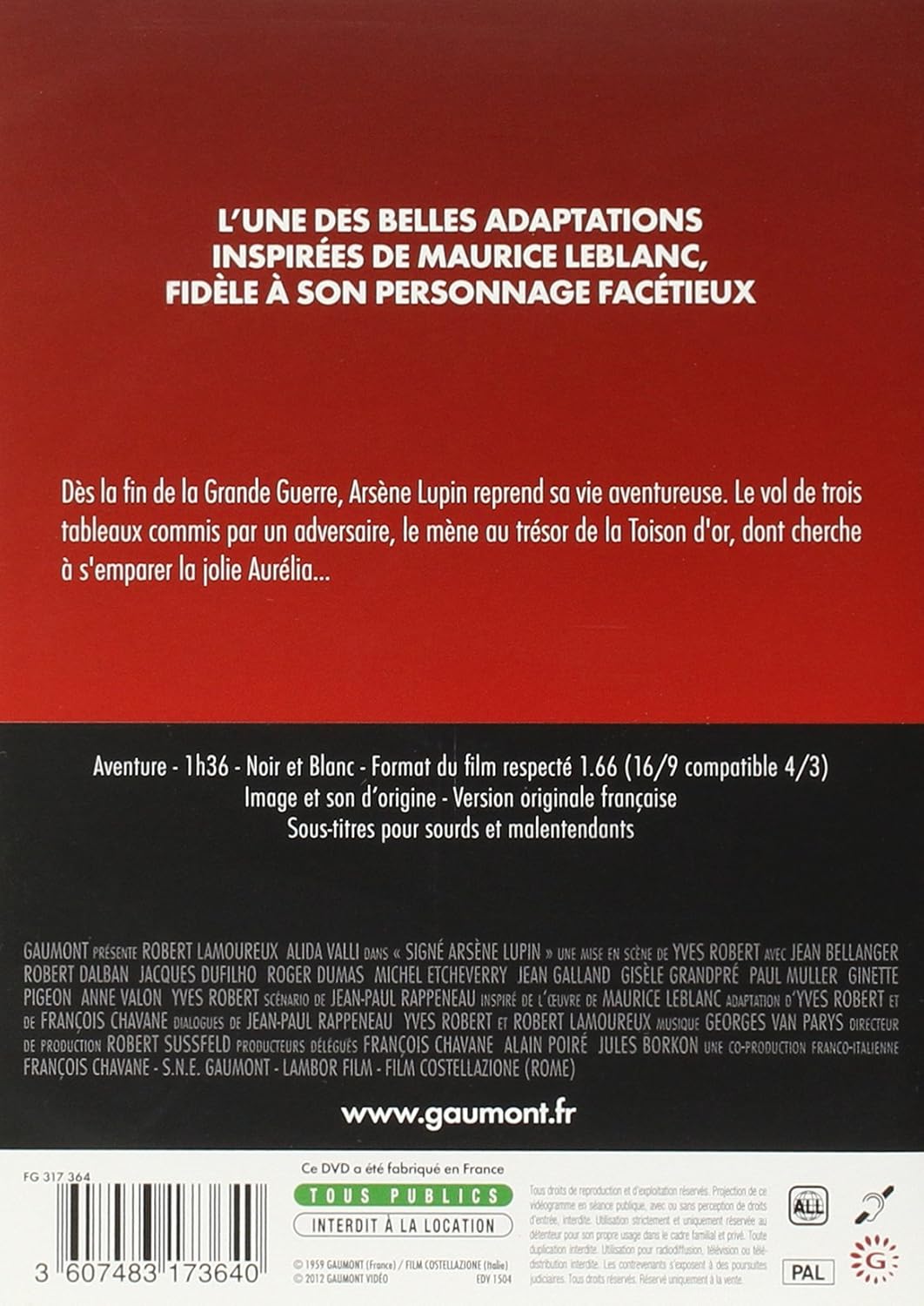 Signé arsène lupin