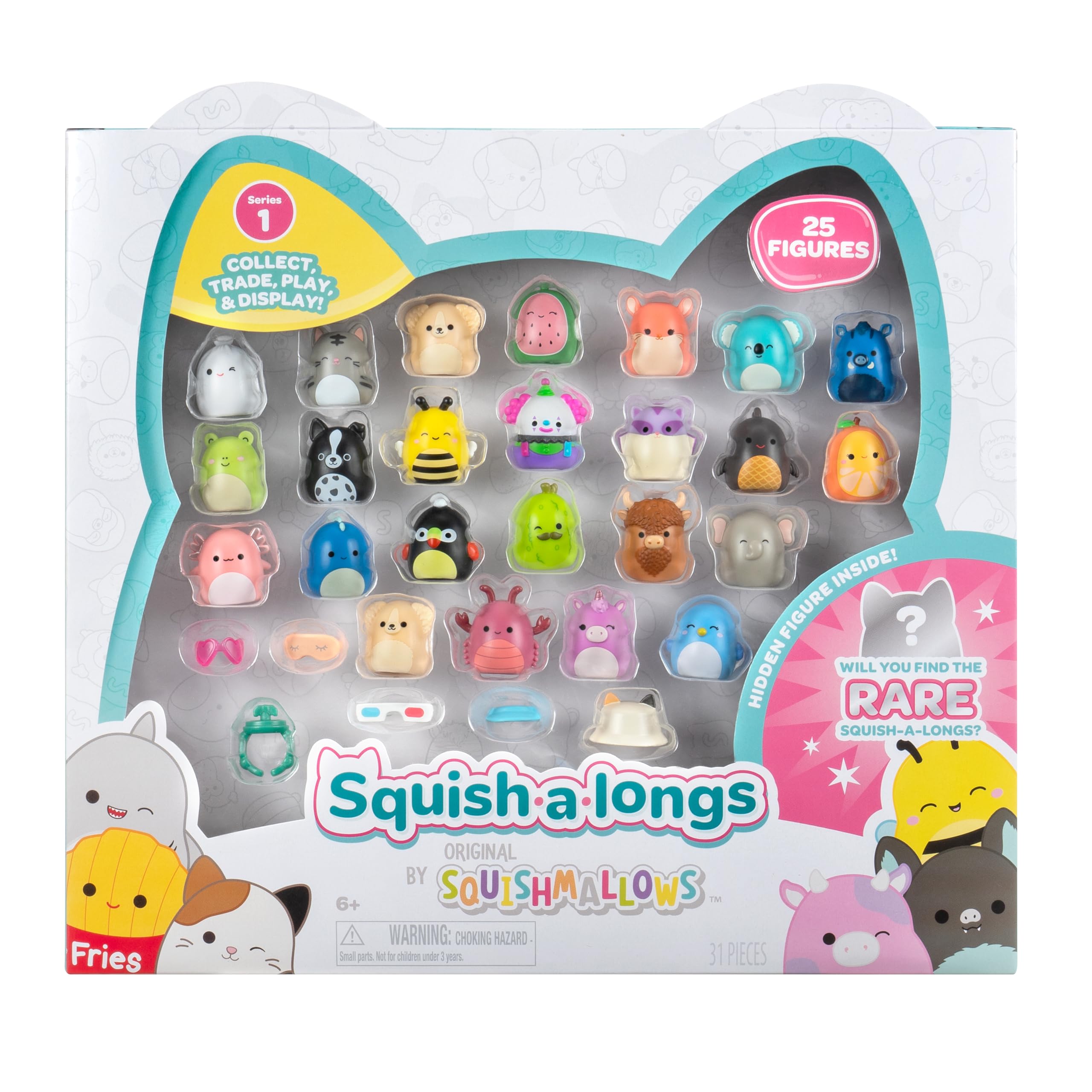 Squish-a-longs Squishmallows 25 Pak figure