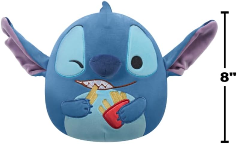 Squishmallows Disney 20,3 cm – Stitch Eating Fries