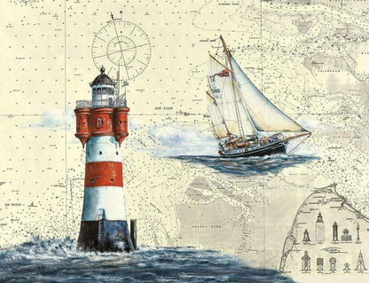 Ravensburger 12000804 - Faro romántico - puzzle 2000 piezas – puzzle adultos y niños a patir de 14 años