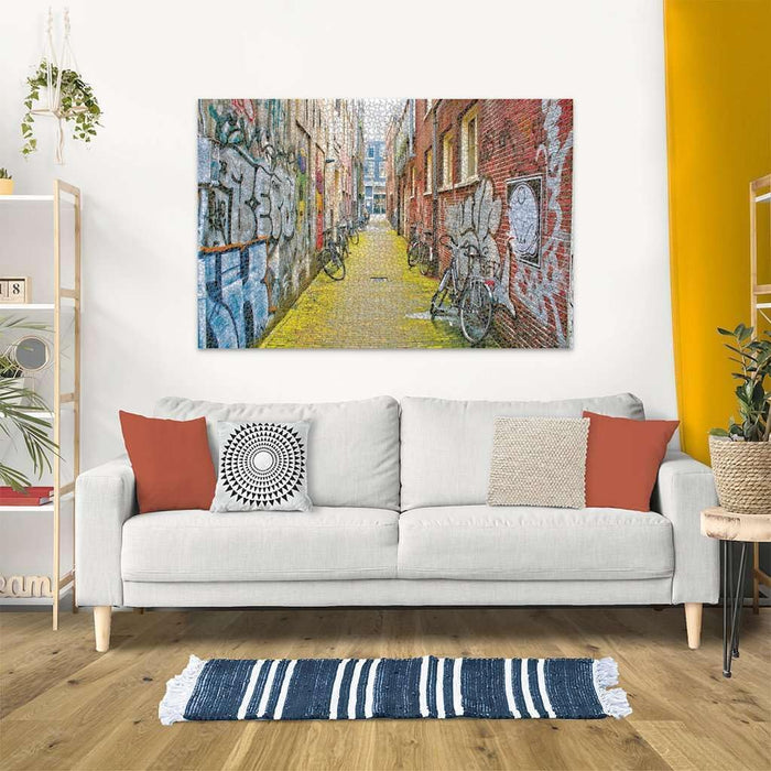 Ravensburger Puzzle 12000807 - Street Art in Amsterdam - 3000 Teile Puzzle für Erwachsene und Kinder ab 14 Jahren, Stadt-Puzzle Amsterdam