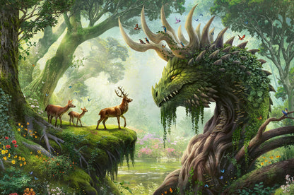 Ravensburger - Puzzle The Forest Dragon Awakes 3000P (12000808)