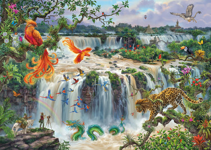 Ravensburger 12001090 - Fantastic waterfall Iguazu - puzzle 1000 pezzi – puzzle adulti e ragazzi da 14 anni, puzzle natura, puzzle paesaggio