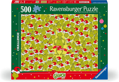 Ravensburger The Grinch Gifts - 500 Piece Jigsaw Puzzle for Adults and Kids Age 10 Years Up - 2024 Christmas Special Edition