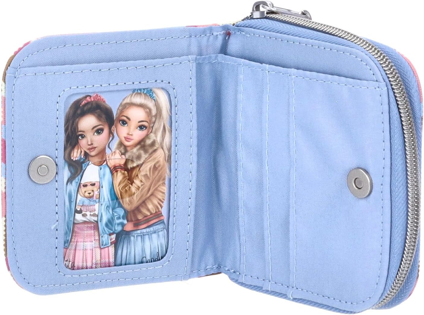 Depesche - TOPModel Teddy Coin Purse Wallet - Beige Checkered - Girls