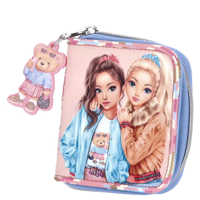 Depesche - TOPModel Teddy Coin Purse Wallet - Beige Checkered - Girls