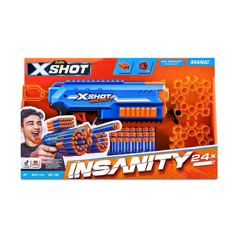 X-Shot waanzin-manische 24 pijlen