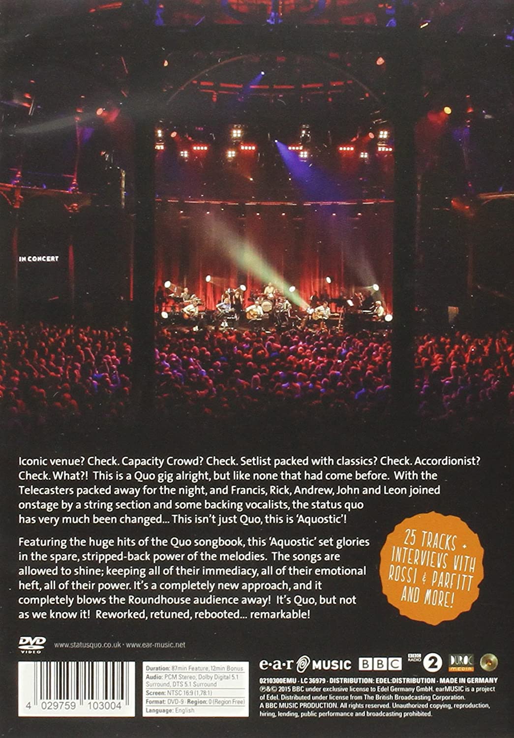 Aquostic! Live At The Roundhouse