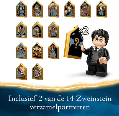 LEGO Harry Potter Advent Calendar 2024, Hogwarts Fantasy Toy for Kids, Includes 7 Minifigures and 16 Mini Builds, Christmas Countdown Treat, Gift for 7 Plus Year Old Girls, Boys and Fans 76438