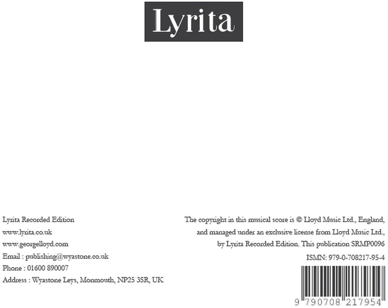 Lloyd: Requiem for countertenor, choir & organ Vocal Score