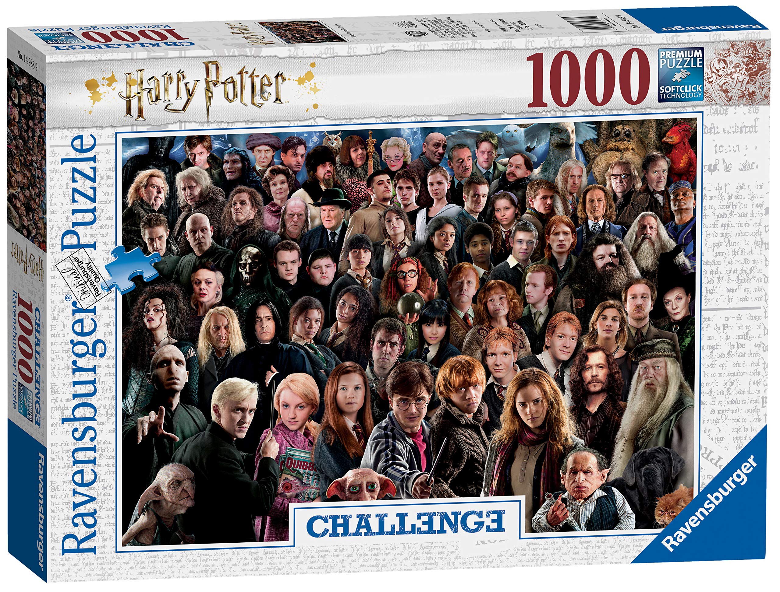 Ravensburger Puzzle 12000457 - Harry Potter - 1000 Teile Puzzle für Erwachsene und Kinder ab 14 Jahren, Harry Potter Puzzle, Harry Potter Geschenke