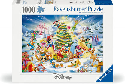 Ravensburger Puzzle 12000651 - Disney's Weihnachten - 1000 Teile Puzzle für Erwachsene und Kinder ab 14 Jahren, Disney Puzzle, Disney Geschenke