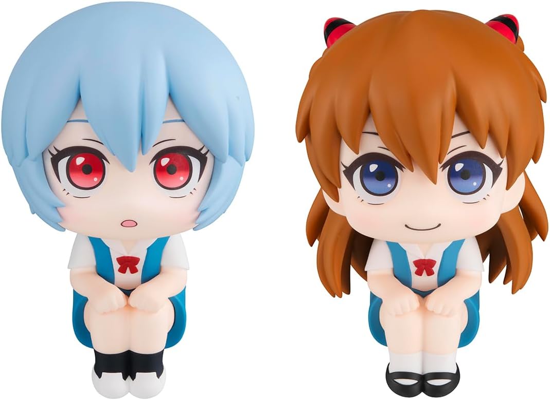 Megahouse - Evangelion: Thrice Upon a Time - Look Up - Shikinami Asuka & Rei Figuren-Set