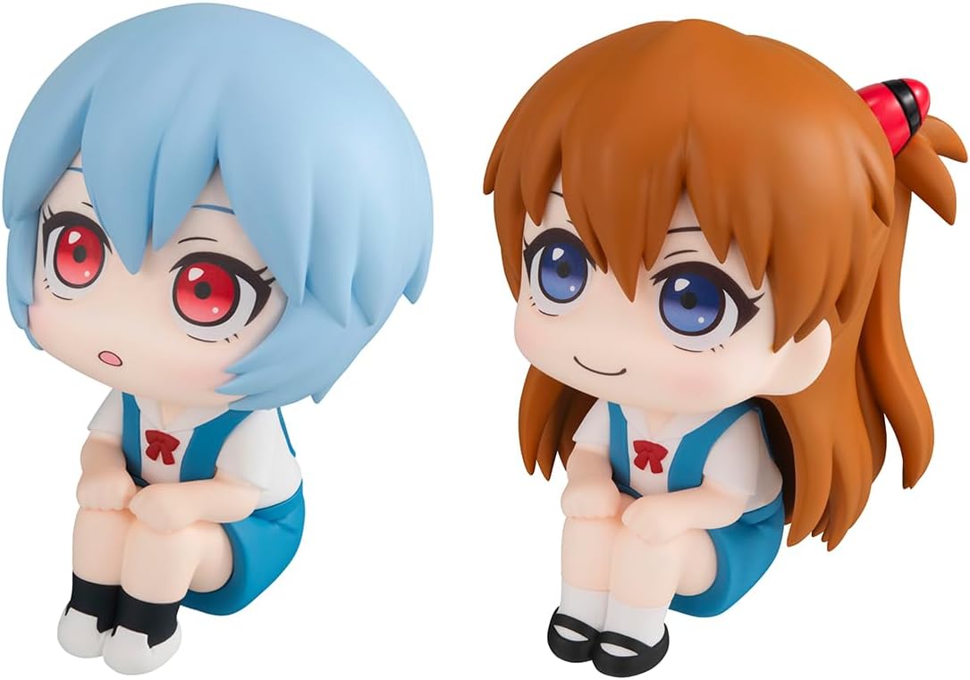 Megahouse - Evangelion: Thrice Upon a Time - Look Up - Shikinami Asuka & Rei Figuren-Set