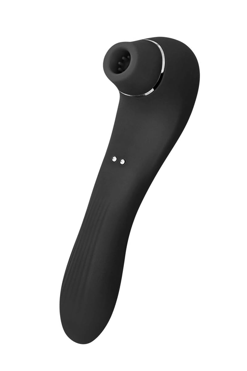 Stimulateur clitoridien Smooch Noir - Wooomy
