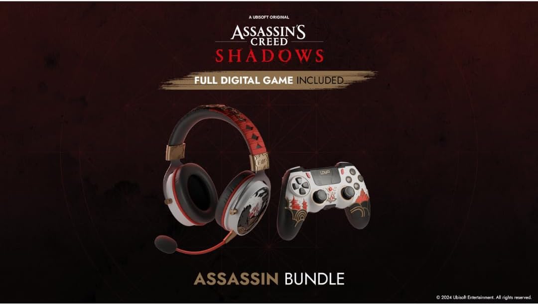 Lexip X Ubisoft Assassin's Creed Shadows Assassin Box - PC Game, Headset & Controller